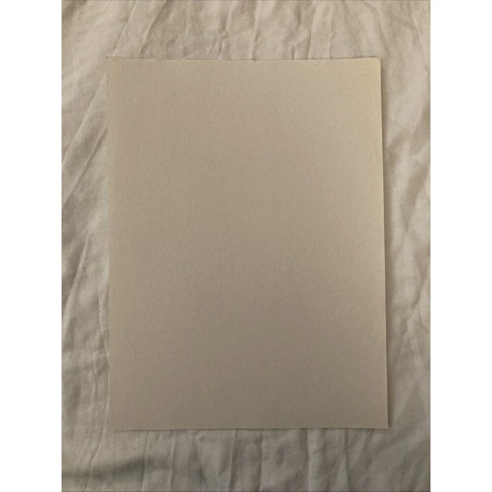 White Construction Paper | 12 Inches By 9 Inches | 1 Sheet Only